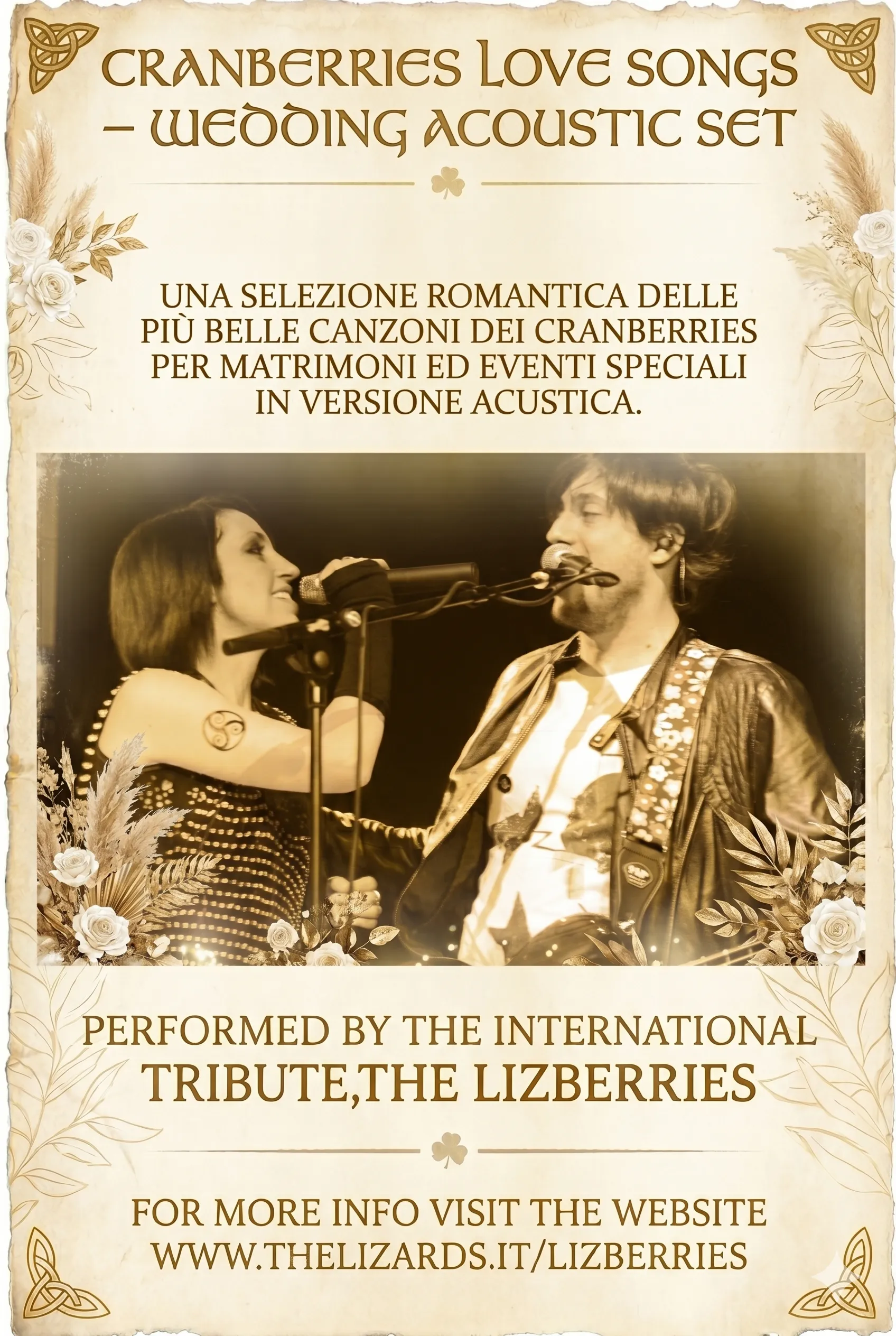 Lizberries live at the Irish wedding: 16 June